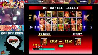Tekken 3 - Mars vs LouieLou - Red Parry NYC Tournament 5/06/24