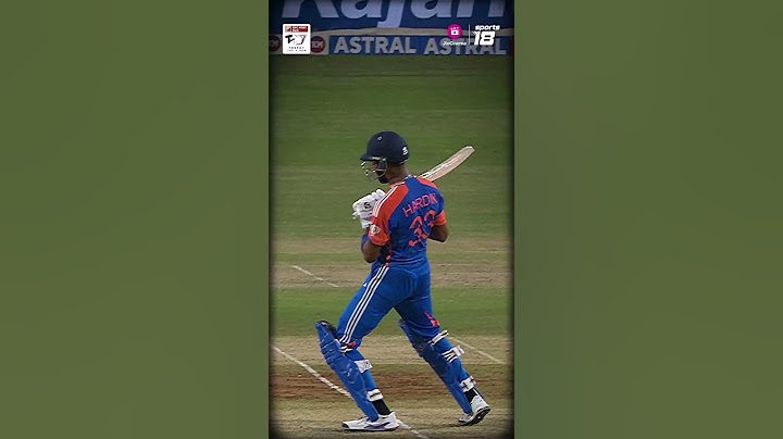 Hardik Pandya's brilliant no-look four | INDvBAN | JioCinema & Sports18