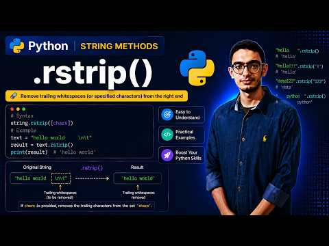 rstrip method