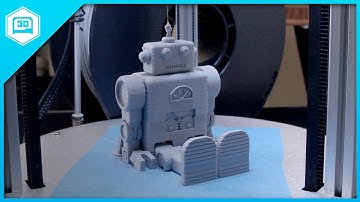 Articulating Robot - 3D Printing Timelapse