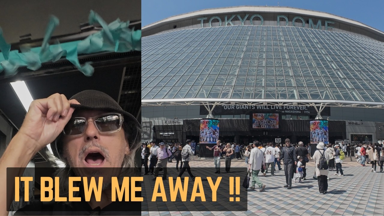 Tokyo Dome.The Only Building That Tries To Kick You Out - YouTube