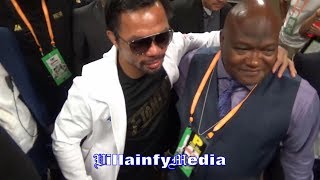 KEITH THURMAN'S FATHER CONGRATULATES MANNY PACQUIAO POST VICTORY OVER SON