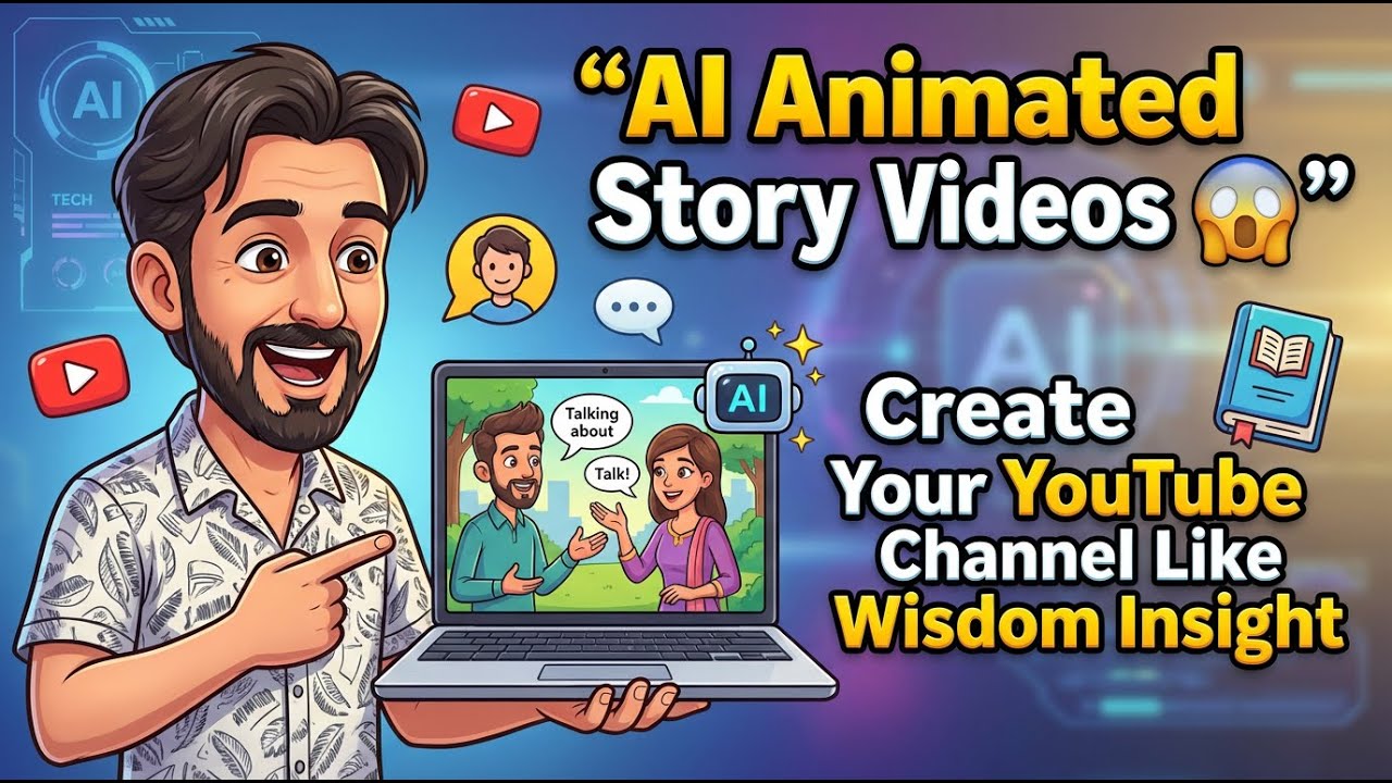 Wisdom Animation How to Create a YouTube channel like Wisdom Insight AI Animated Story ...