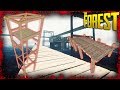 S1E9: Crane Setup + Dock + 'Step Ladder' Dock | The Forest