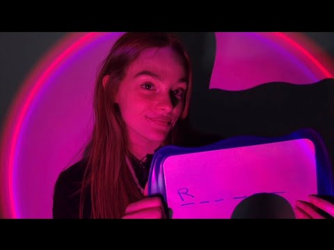 ASMR IN FRENCH🇫🇷 (devine le mot🤓)