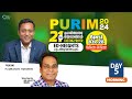 Purim 2024  21 days fasting prayerday5 prabraham varghese ministering i brosujith babu