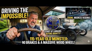 Famous Driving a 115-Year-Old Monster: No Brakes & A Massive Wooden Steering Wheel! Wealth