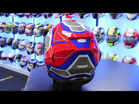 LS2 Casco FF800 Storm Racer Red Blue M