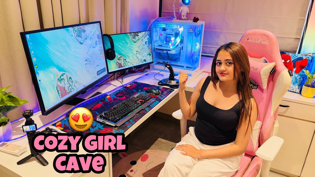 Big Anouncement  😍Most Expensive Pink Gaming room setup