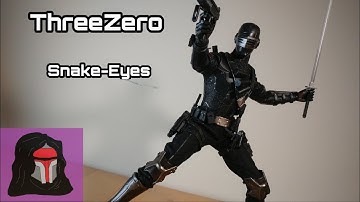 Threezero Snake Eyes - G.I. Joe 1/6 Scale Collectible Figure Review!