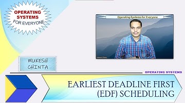 OS - Earliest Deadline First (EDF) Algor || Real Time Scheduling || Proportional Share Scheduling