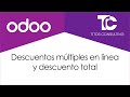 Odoo - Descuentos múltiples en línea y descuento total