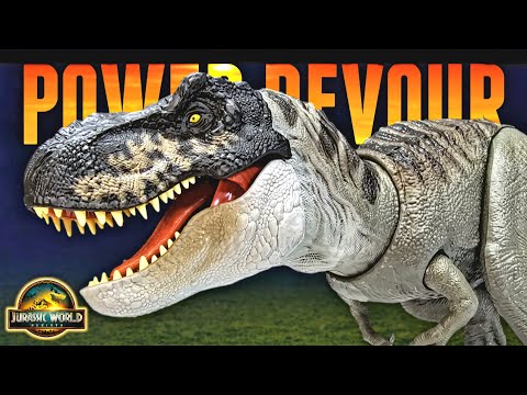 Динозавр Тиранозавр Неймовірна атака Ті-Рекса Світ Юрського періоду Jurassic world Tyrannosaurus T Rex Dinosaur Mattel JCH02, видео 1