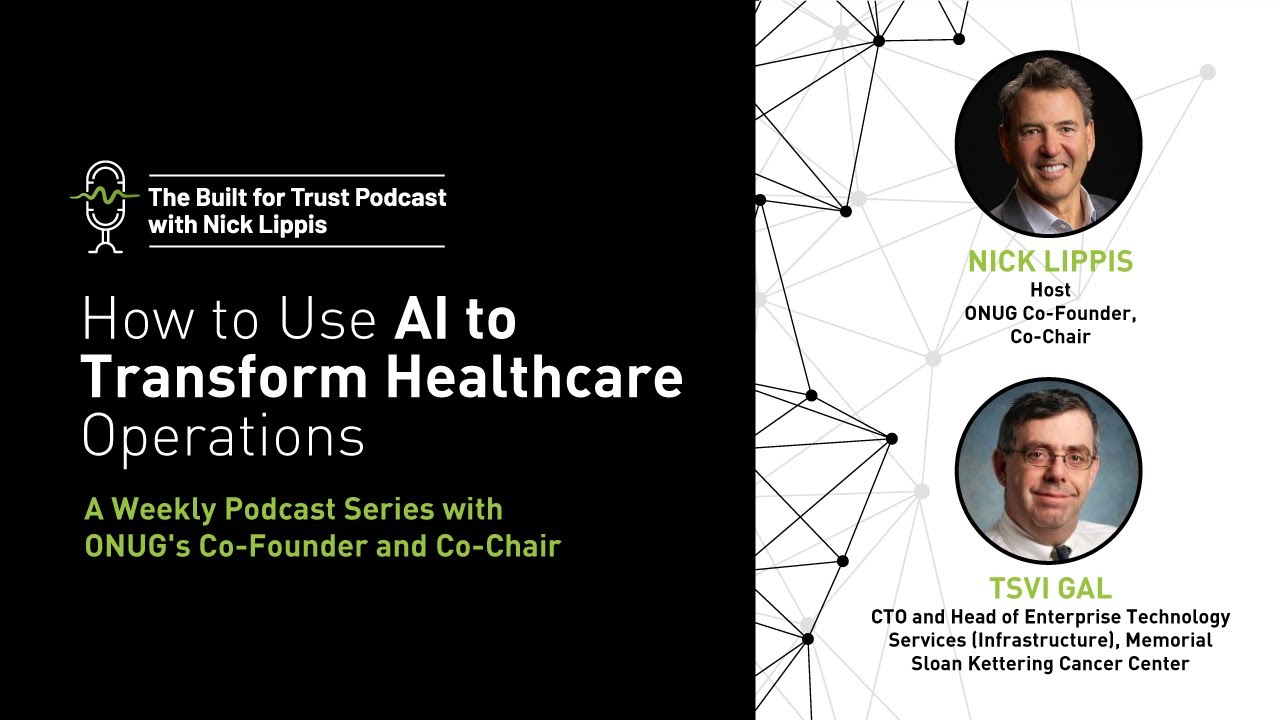 Episode 70: How to Use AI to Transform Healthcare Operations - YouTube