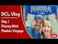 Disney wish maiden voyage vlog  day 1 embarkation day   july 14 2022