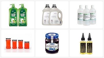 Detergent plunger filling machine + single head capping machine (double head servo tracking type)