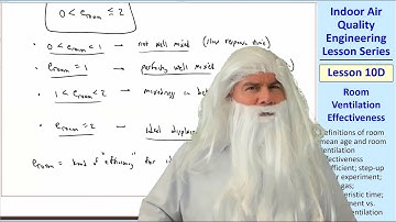 IAQ Engineering Lesson 10D: Room Ventilation Effectiveness