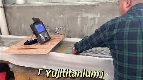 Underwater Ultrasonic Flaw Detection Of GR2 Titanium Bar