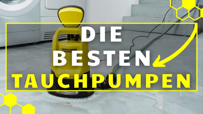 Kärcher SP 17.000 Flat Level Sensor flachsaugende Tauchpumpe, Fördermenge:  17.000 l/h, Eintauchtiefe: max. 7 m, für Schmutzwasser mit Partikeln bis zu  einer Größe von 5 mm, Restwasserhöhe: 1 mm : : Baumarkt