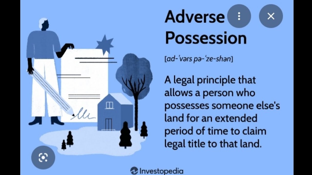 '👩🏽‍⚖️Adverse Possession Spiritual Meaning In Law.!👩🏽‍⚖️ 11/07/25