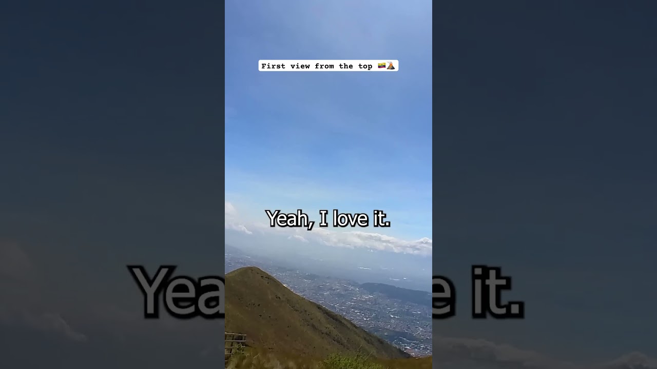 Quito’s mountain top views are insane 