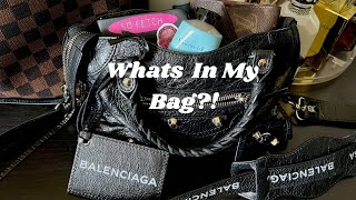 What’s in my Bag?! | Balenciaga Mini City Bag 🖤