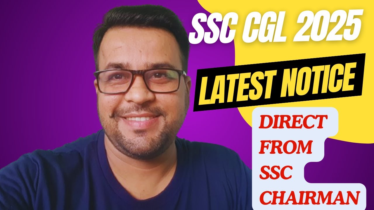 ✨ MESSAGE FROM SSC CHAIRMAN 🏆 | BEST WISHES 💯 for SSC CGL 2025 ASPIRANTS 🚀 | NITISH SIR | SSC 2025 🔥