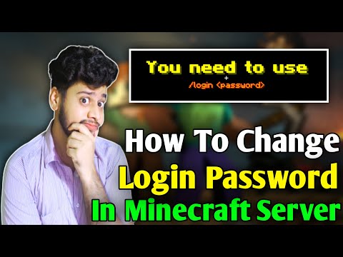 How To Change Login Password in Minecraft Server | How to login/register into a server | Minecraft