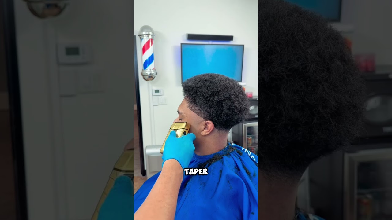 Cleanest Afro Taper & Sponge Curl 🧽🔥 | 