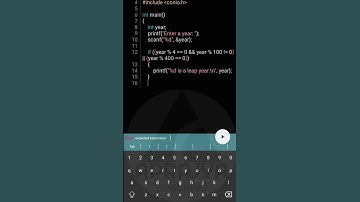 C program to determine year is leap year or not #coding #c #computerprogramming #programming #shorts