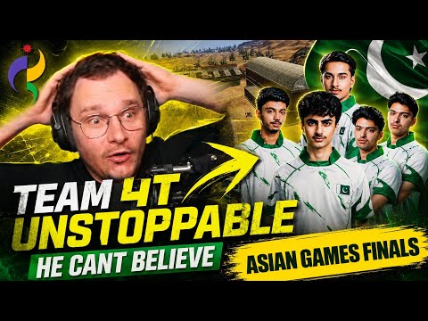 TEAM 4T 🇵🇰 SHOCKED HIM 😨 AFTER WINNING ASIAN GAMES FINALS 🏆🌏