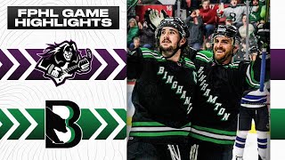 Binghamton Black Bears vs. Motor City Rockers | FPHL Game Highlights | February 2nd, 2024