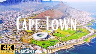 Cape Town 4K | Scenic Relaxing Film | With African Instruments Music  |