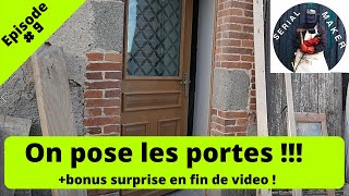 je rénove une maison pour mon père : Episode 9 : On pose les portes !  #renovation #renovationmaison