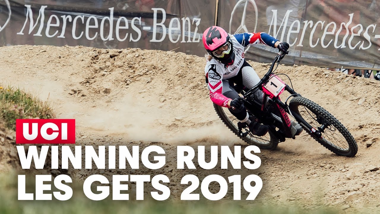 DH Winning Runs in Les Gets, France | UCI MTB World Cup 2019