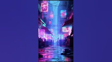 Unveiling a Cybernetic Future #short #cyberpunk #city #light #culture