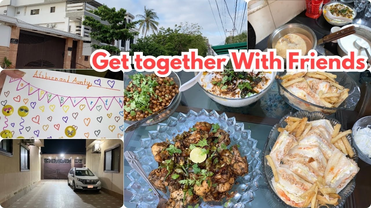 Get together With Friends | Sudden Plan | Afsheen Jahangir