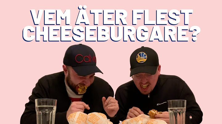 Vem äter flest cheeseburgare på 60 sekunder?