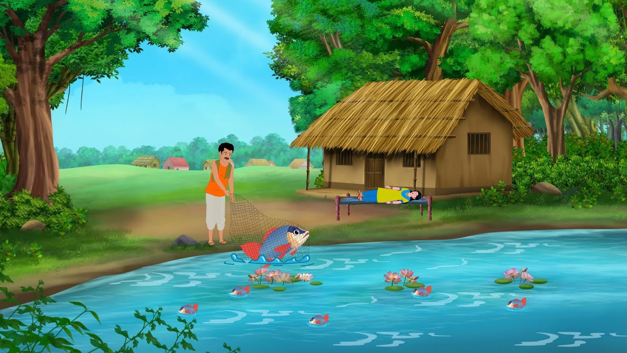 मछुआरे की बेटी और रहस्यमई सपना | Hindi Kahani | Moral Story | Hindi Story | cartoon story |