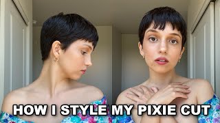 HOW I STYLE MY PIXIE CUT | BEST PRODUCTS, TIPS AND TRICKS YOU *NEED* 2021 screenshot 4