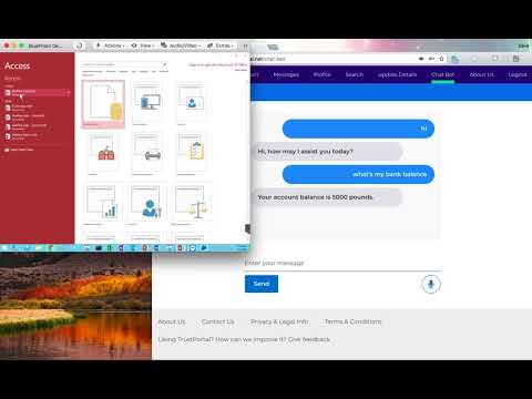 Robotic Process Automation RPA Chatbot Demonstration