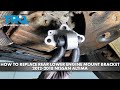 How to Replace Rear Lower Engine Mount Bracket 2011-2018 Nissan Altima