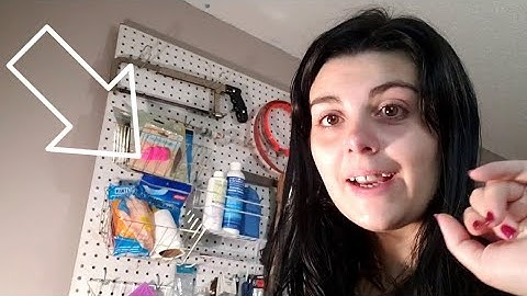 Craft Room Pegboard Organization- Dollar Tree Storage Options!