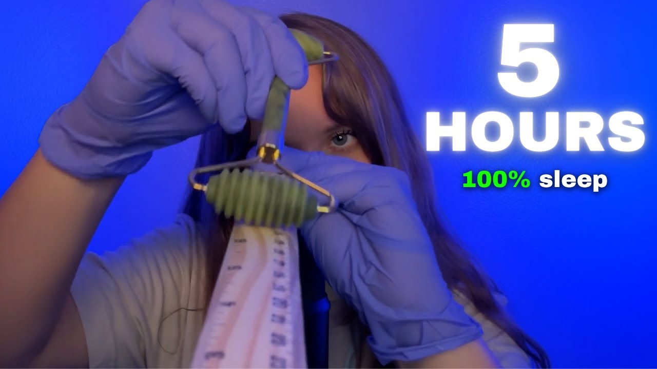 5 HOURS of ASMR Roleplays For Sleep & Relaxation (cranial, haircut, makeup, etc.)