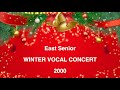East Senior, Winter Vocal Concert, 2000