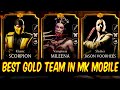 This Is THE BEST Gold Team in MK Mobile? Destroying MAXED Diamond Teams with EPIC Bleed Team.