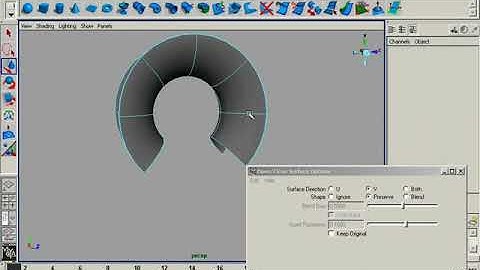 NURBS Open Close Surfaces