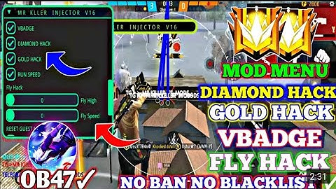FREE FIRE NEW MOD MENU ☠️ FULLY ANTI BAN BLACKLIST 🔥 AUTO KILL SPEED 100x ALL DIVICE WORKING FF MOD