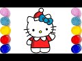 hello kitty drawing easy step by step| how to draw hello kitty easy | pencil art