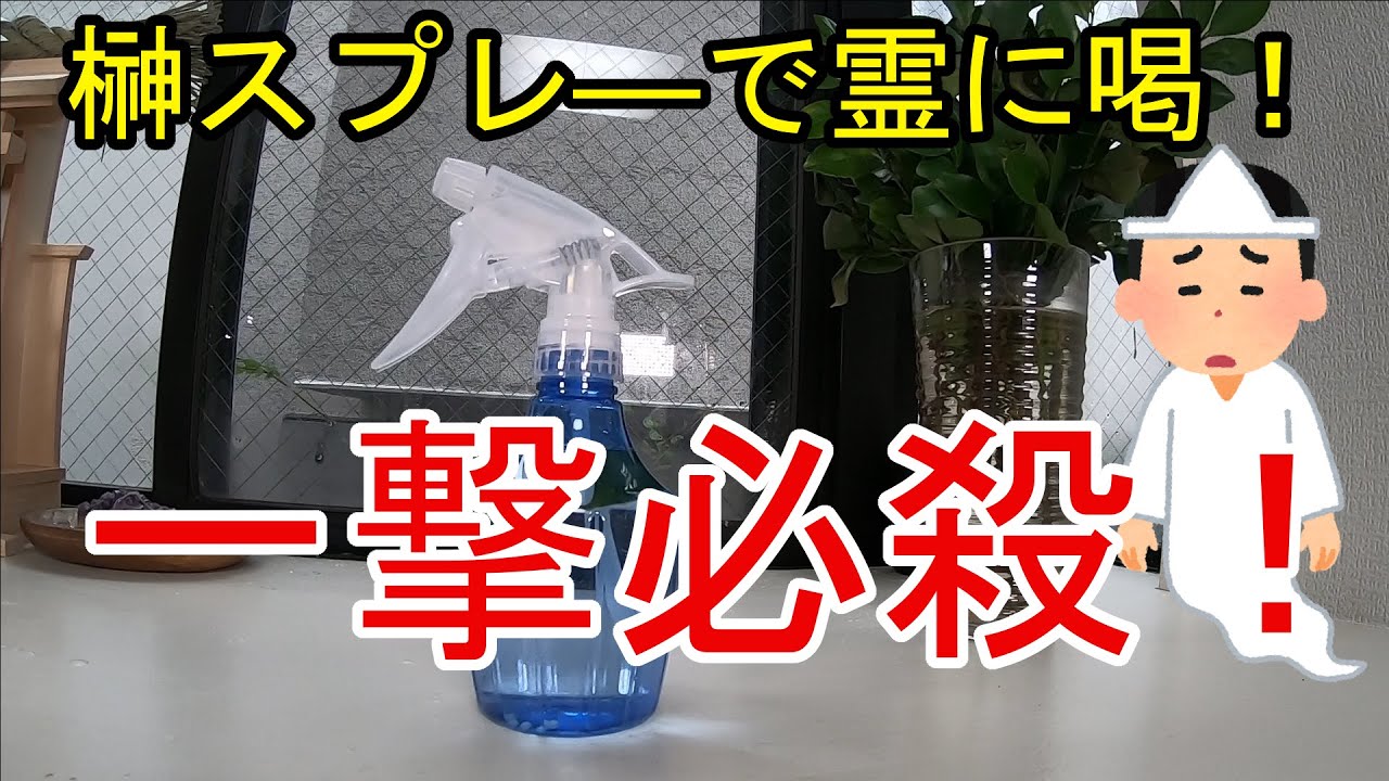 霊障 念 邪気対策 オリジナル榊スプレーの作り方 除霊 スピリチュアル Youtube